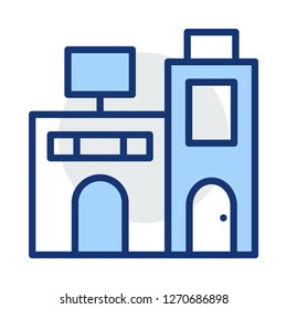 school   building   apartment  