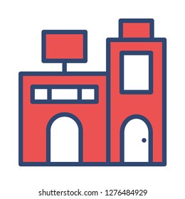 school   building   apartment  