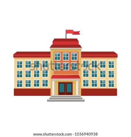 School building cartoon