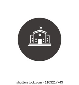 School building icon