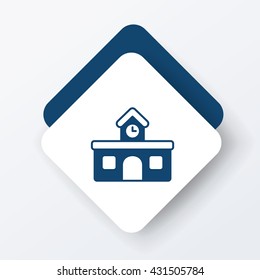 school building icon