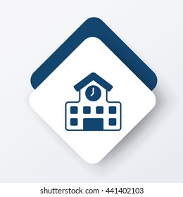 school building icon