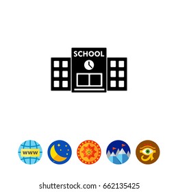 School Building Icon