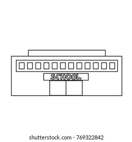 school building icon
