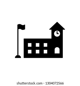 School, building icon Editable vector 64x64 Pixel.