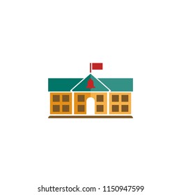 School building icon templates