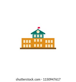 School building icon templates