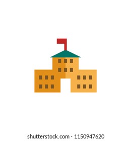 School building icon templates