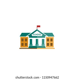 School building icon templates