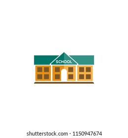 School building icon templates