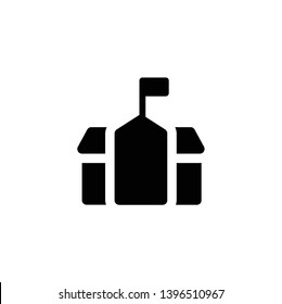school building icon vector illustration