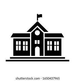 Icono de construcción escolar signo vectorial y símbolo de diseño moderno 