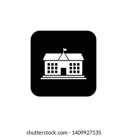 School Building icon vector, School Building symbol vector