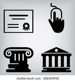 School Building Icons