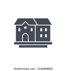 school building icons  symbol vector elements for infographic web