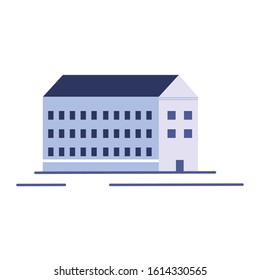 school building on white background vector illustration design