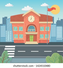 School building and street design