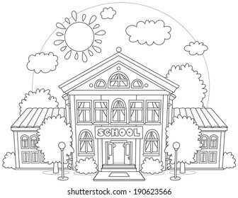 239,252 School coloring pages Images, Stock Photos & Vectors | Shutterstock