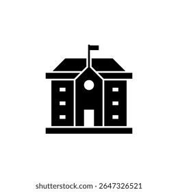 school building, building, university icon