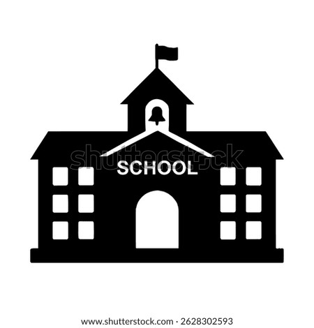 School building vector illustration education learning academic institution graphic design element 100