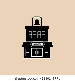 ilustración vectorial de construcción escolar, perfecta para plantillas, iconos, mascotas, carteles, anuncios, folletos, etc.