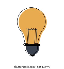 school bulb idea creativity innovation icon