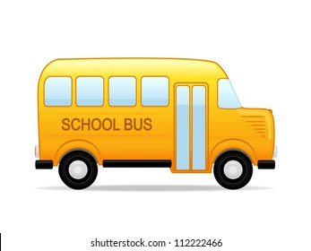 School Bus Stock Vector (Royalty Free) 112222466 | Shutterstock