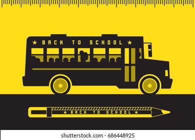 School bus back to school