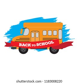 School bus. Back to school concept image