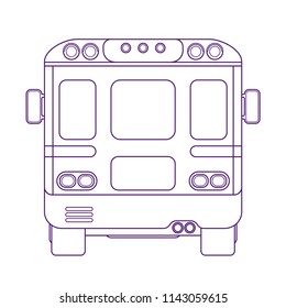 School Bus Back View Isolated On Stock Vector (Royalty Free) 1143059615 ...