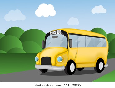 School bus background