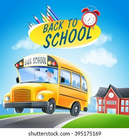 school bus banner