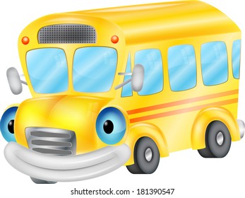 School bus cartoon