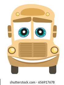 School Bus cartoon character