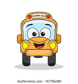 school bus cartoon illustration