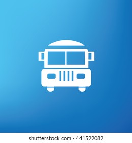 School bus design on blue background,vector