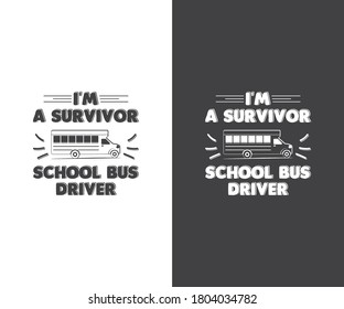 School Bus Driver, They See Me Rollin, Driver Life, School Bus Typography Design