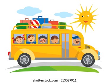 Bus Cartoon Images Stock Photos Vectors Shutterstock