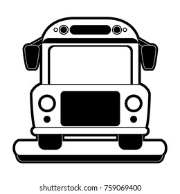 School bus frontview