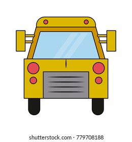 School bus frontview