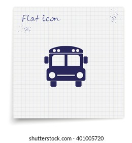 School bus icon.