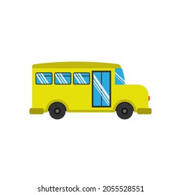 School bus icon design template vector illustration
