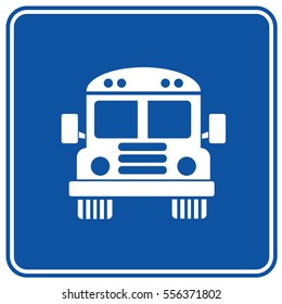 School bus icon design,clean vector