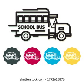 School Bus - Icon as ESP 10 File