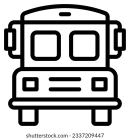 School Bus Icon Illustration can be used for uiux, etc