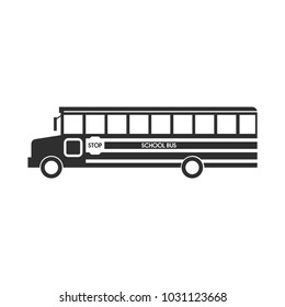 School bus icon isolated on white background. Education symbol modern, simple, vector, icon for website design, mobile app, ui. Vector Illustration