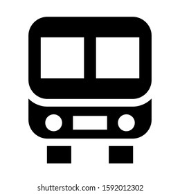 school bus icon isolated sign symbol vector illustration - high quality black style vector icons
