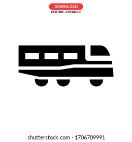 school bus icon or logo isolated sign symbol vector illustration - high quality black style vector icons
