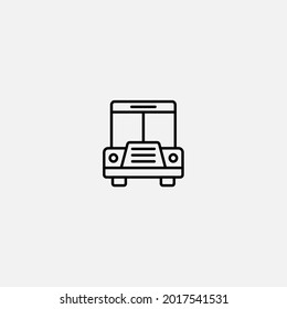 School bus icon sign vector,Symbol, logo illustration for web and mobile