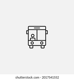 School bus icon sign vector,Symbol, logo illustration for web and mobile